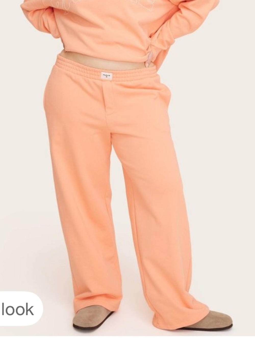 PARKE x Target High-Rise Boxer Sweatpants Peach Women’s Size Small NWT